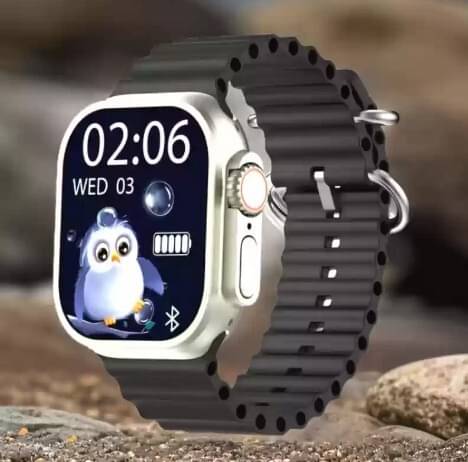     			Truetag AMOLED BT Calling Rubber Upto 1-2 days Smart Watch Black