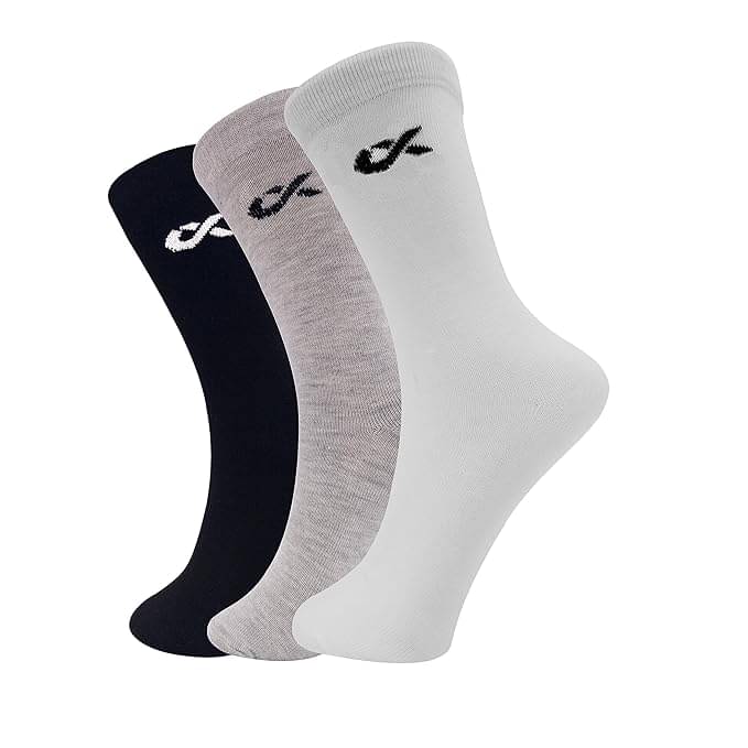 XJARVIS Pack of 3 Men's Cotton Blend Full Length Socks ( Multicolor ) XJARVIS Pack of 3 Men's Cotton Blend Full Length Socks ( Multicolor )