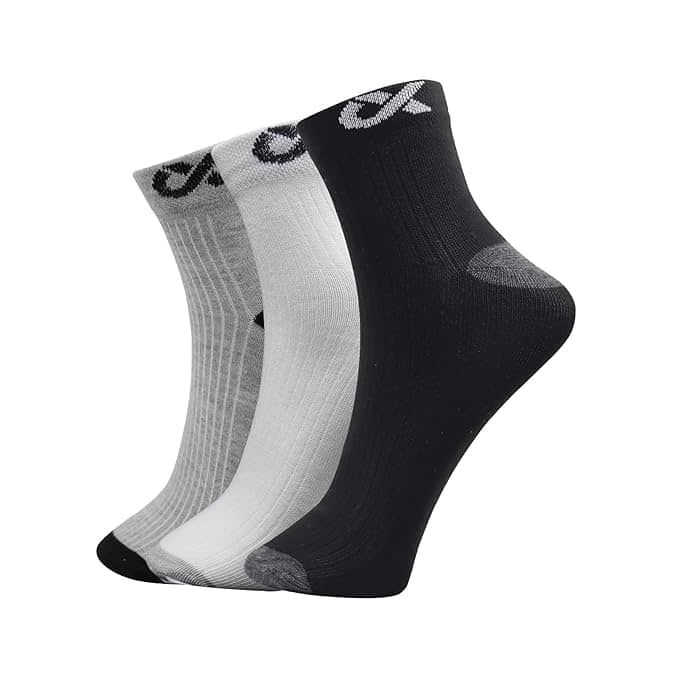 XJARVIS Pack of 3 Men's Cotton Blend Ankle Length Socks ( Multicolor ) - Socks | Buy online on ZillyBuy