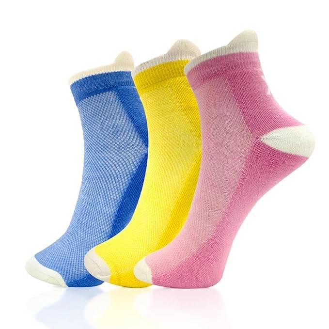     			XJARVIS Pack of 3 Men's Cotton Blend Ankle Length Socks ( Multicolor )