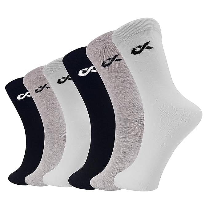     			XJARVIS Pack of 6 Men's Cotton Blend Full Length Socks ( Multicolor )