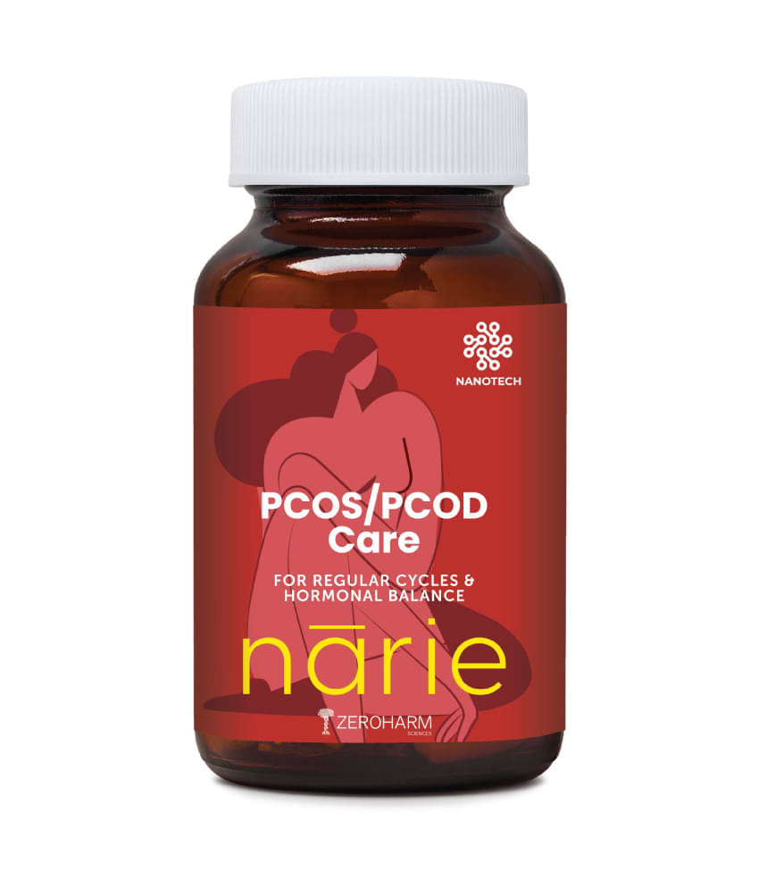     			ZEROHARM Narie Pcos/Pcod Care Tablets Hormonal Balance,Regular Periods,Weight Management 60 Nos