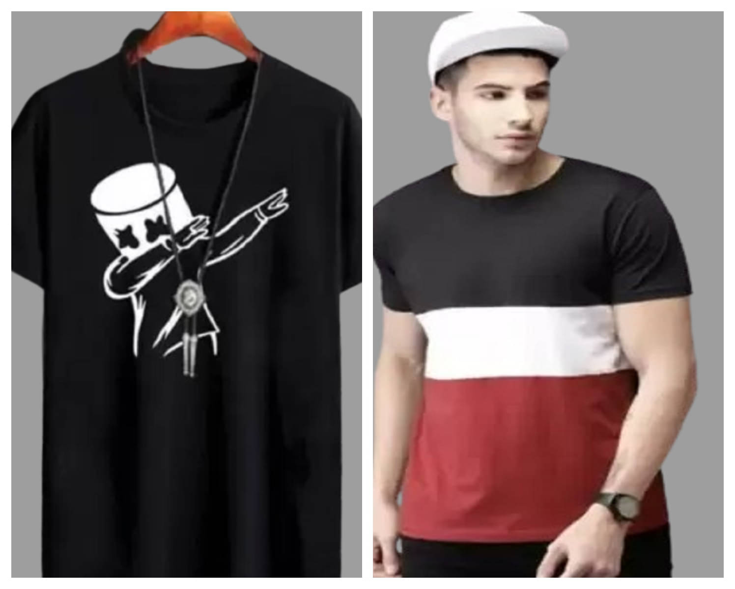     			attitude start of fashion Pack of 2 Polyester Regular Fit Men's T-Shirt ( Maroon )