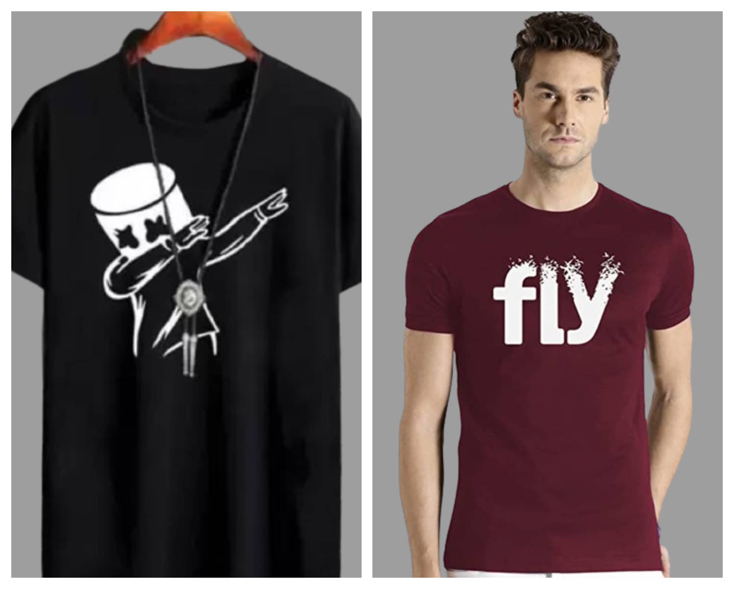 attitude start of fashion Pack of 2 Polyester Regular Fit Men's T-Shirt ( Maroon ) attitude start of fashion Pack of 2 Polyester Regular Fit Men's T-Shirt ( Maroon )