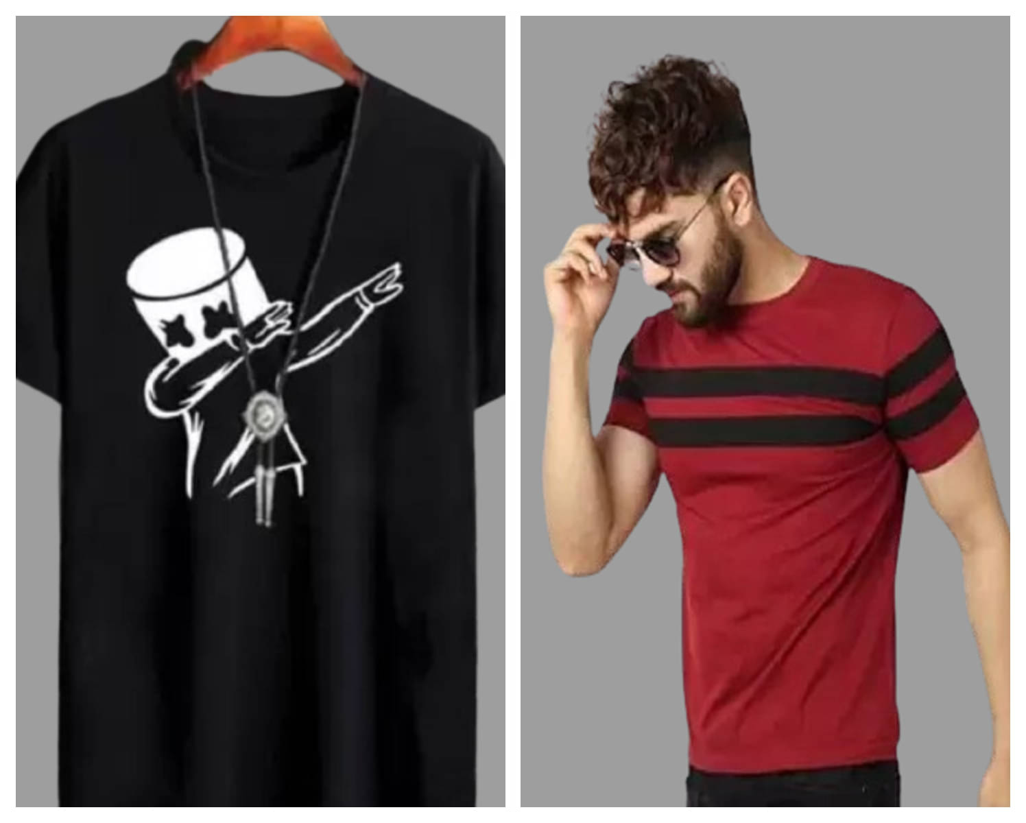 attitude start of fashion Pack of 2 Polyester Regular Fit Men's T-Shirt ( Maroon )     			attitude start of fashion Pack of 2 Polyester Regular Fit Men's T-Shirt ( Maroon )