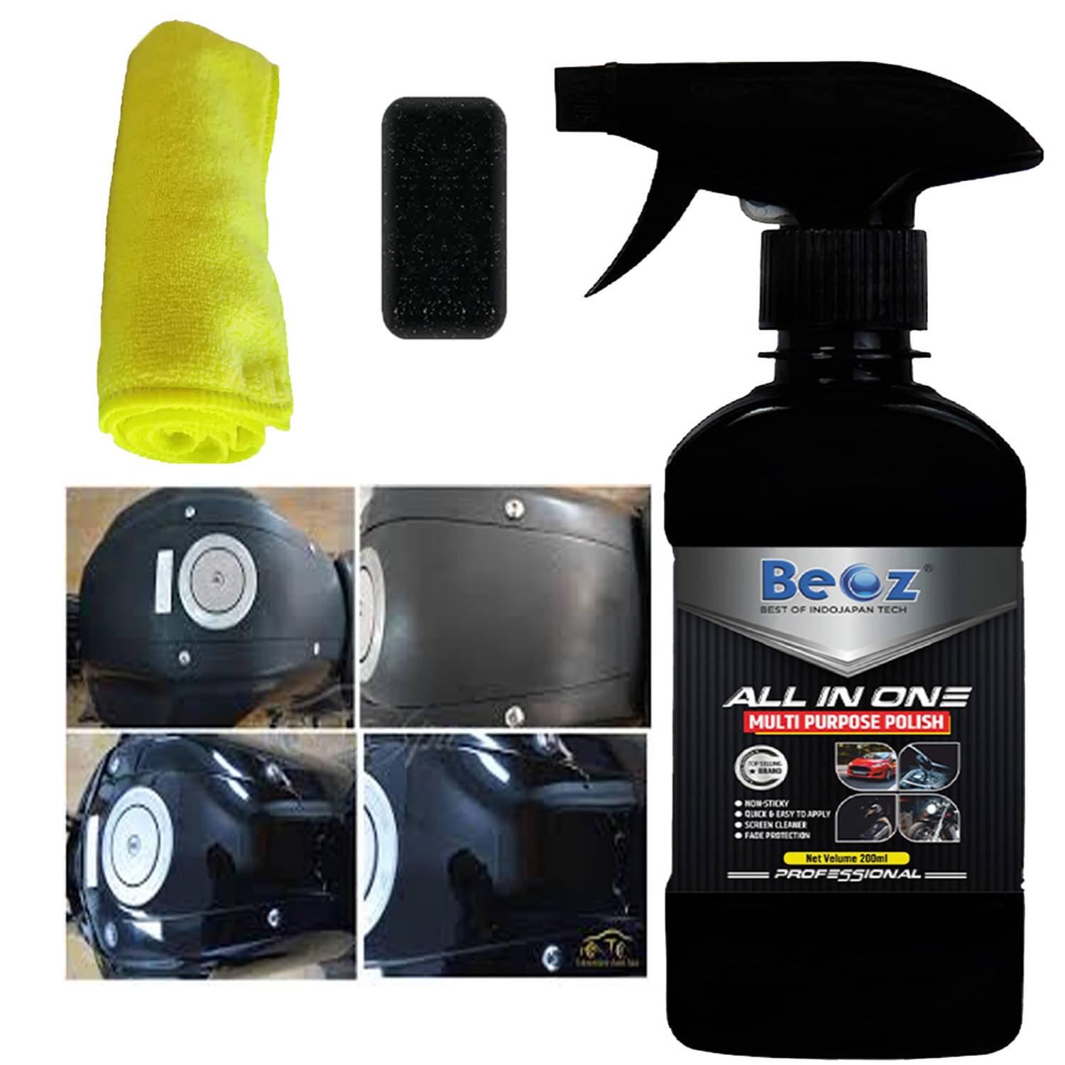 BEOZ - Medium Cut Metal Polish For All Cars & Motorbikes ( Pack of 3 ) BEOZ - Medium Cut Metal Polish For All Cars & Motorbikes ( Pack of 3 )
