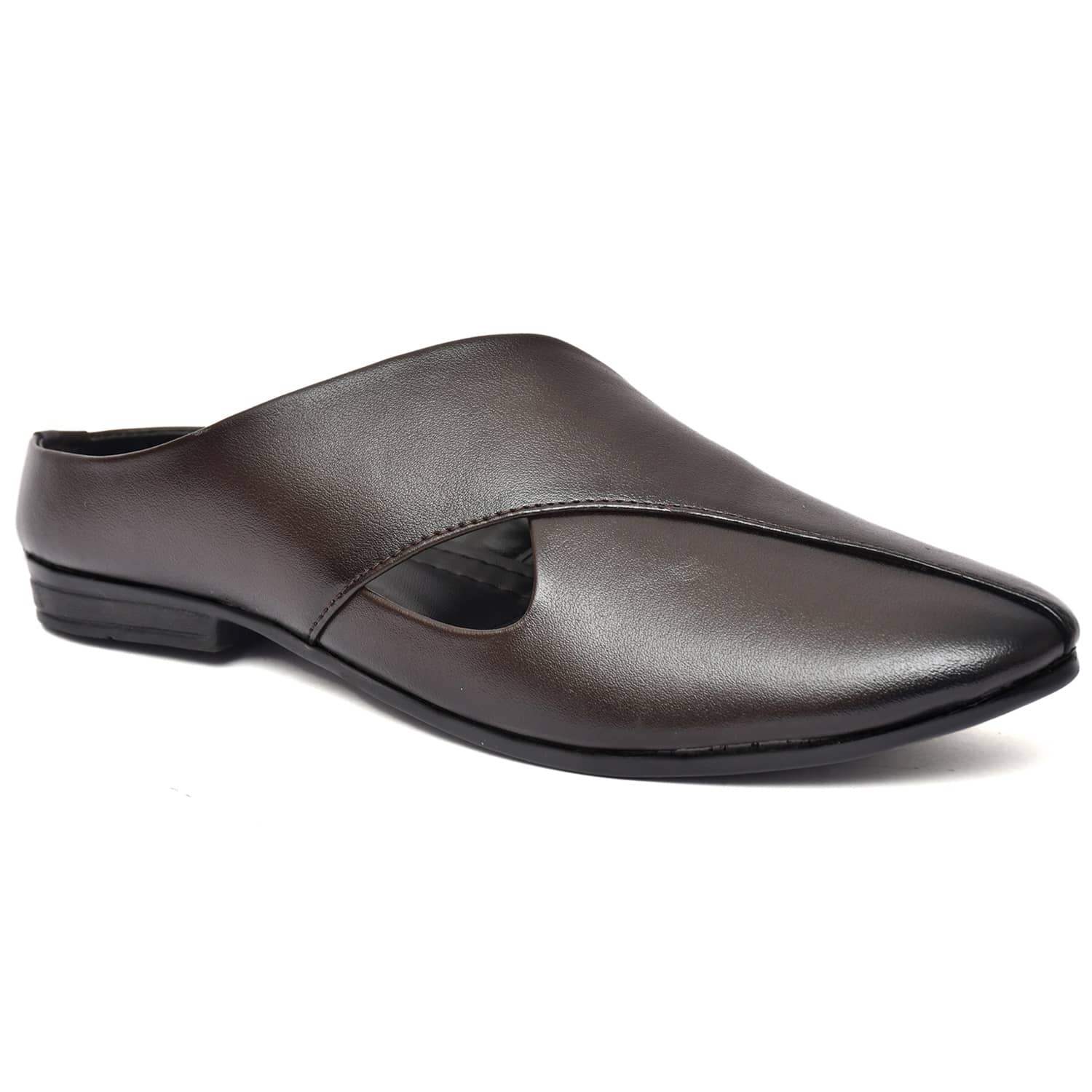 Biggie Brown Men's Mule - Ethnic Shoes | Buy online on ZillyBuy
