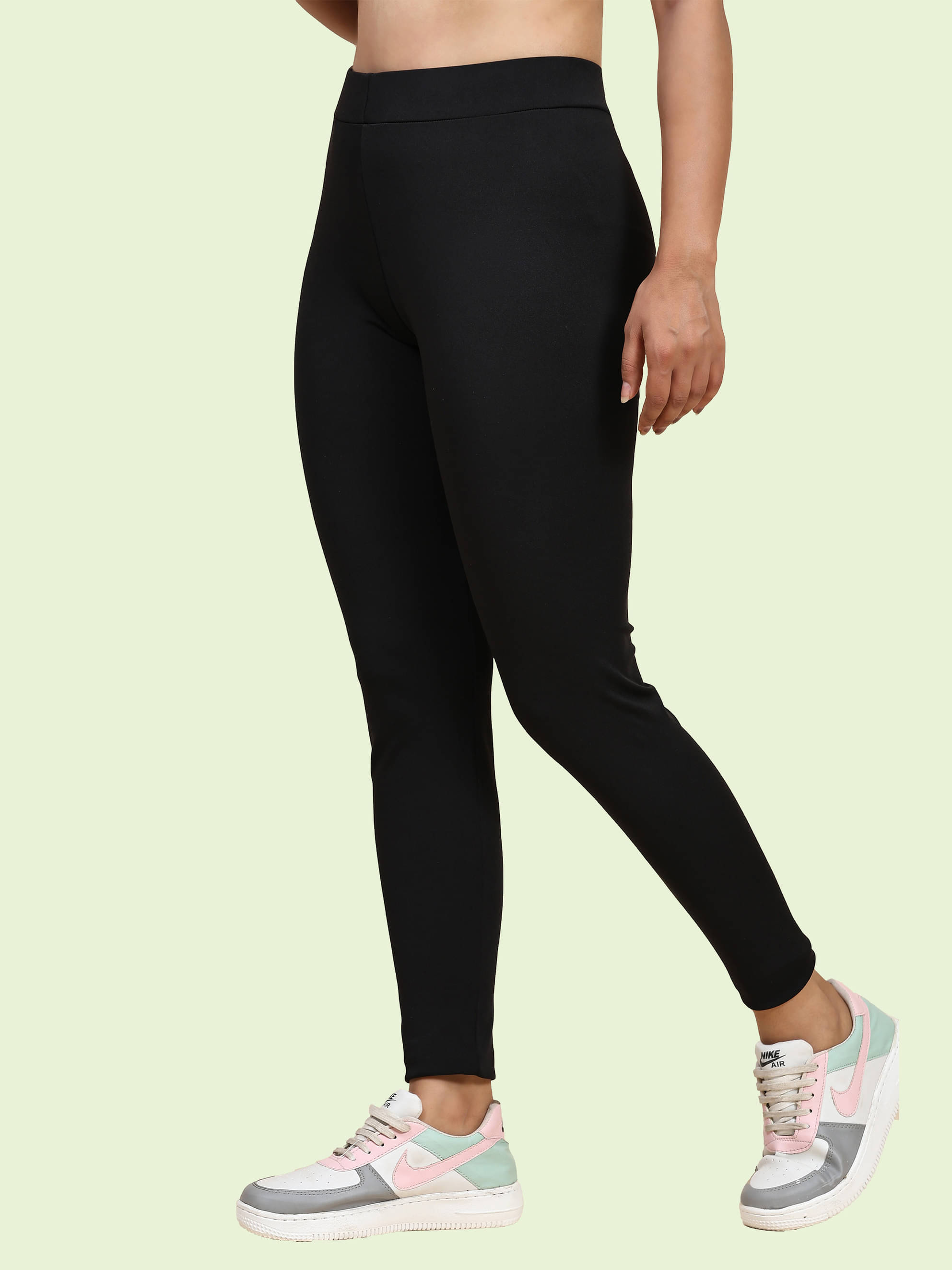     			DTR FASHION - Cotton Blend Regular Fit Black Women's Jeggings ( Pack of 1 )