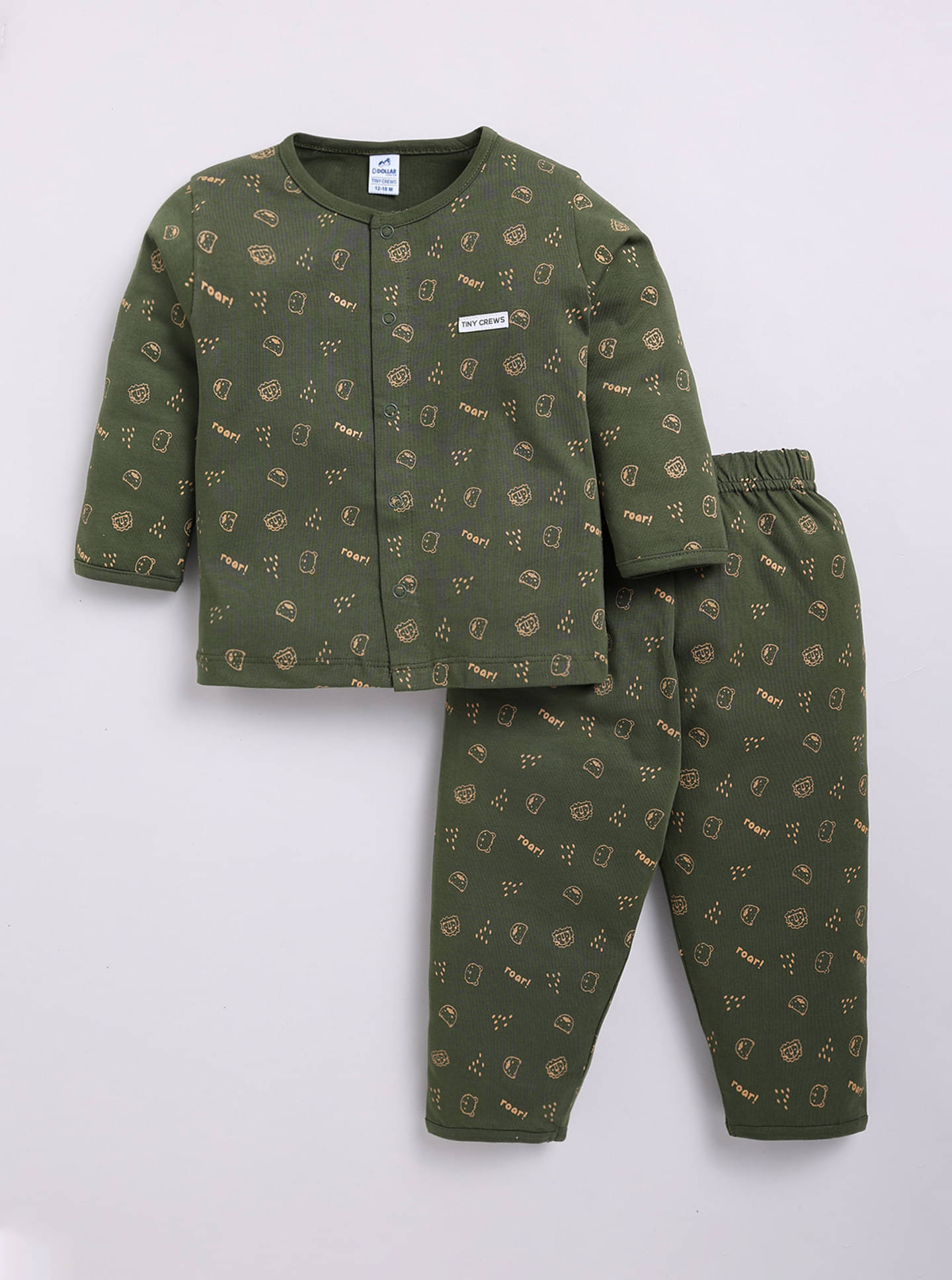 Dollar Pack of 1 Baby Boys Cotton Blend T-Shirt & Pants Set ( Green )     			Dollar Pack of 1 Baby Boys Cotton Blend T-Shirt & Pants Set ( Green )