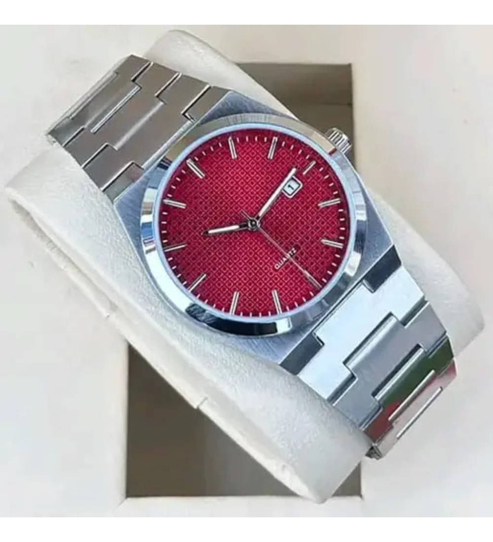     			EEWHI Silver Stainless Steel Analog Men's Watch