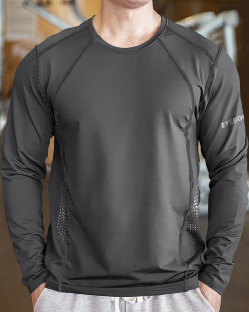 Eyebogler Pack of 1 Polyester Regular Fit Men's T-Shirt ( Blue )