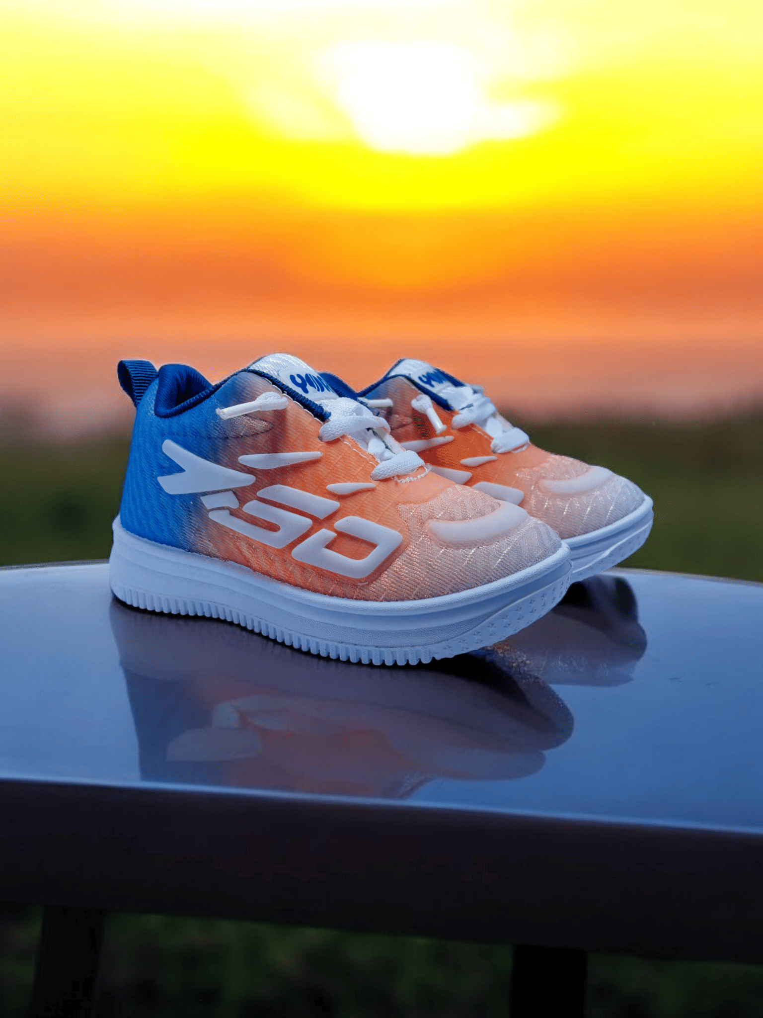     			Fabbmate - Orange Boy's Sports Shoes ( 1 Pair )