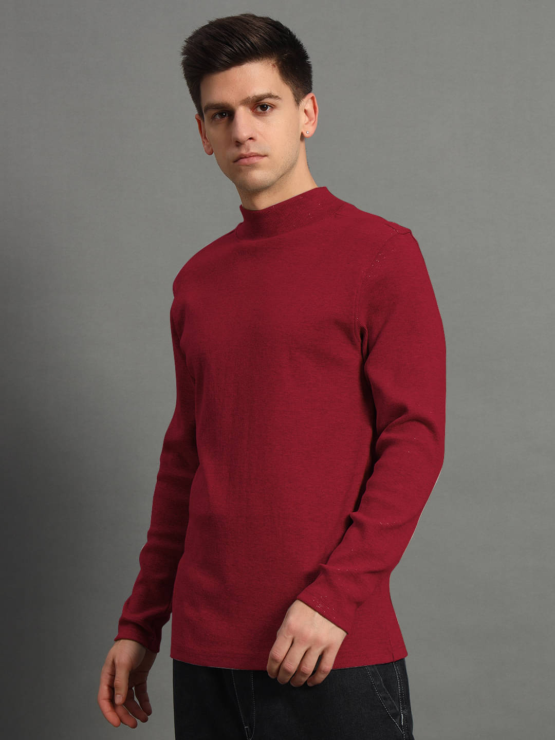GET GOLF Cotton High Neck Men's Sweatshirt - Maroon ( Pack of 1 ) GET GOLF Cotton High Neck Men's Sweatshirt - Maroon ( Pack of 1 )