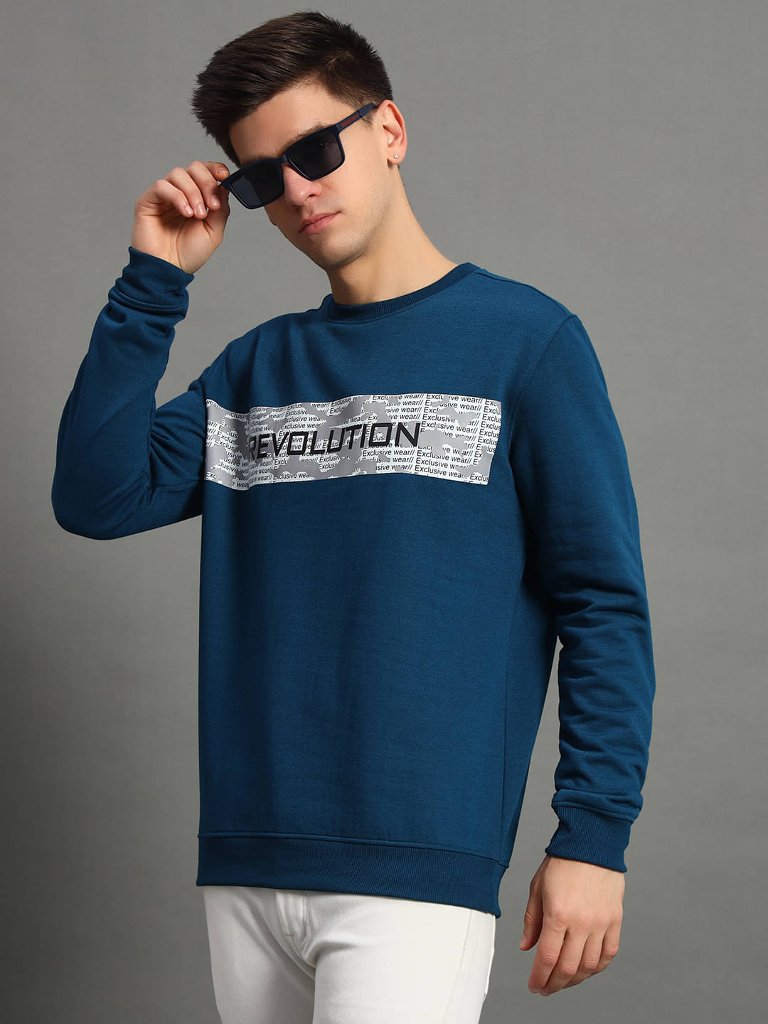 GET GOLF Fleece Round Neck Men's Sweatshirt - Teal ( Pack of 1 ) GET GOLF Fleece Round Neck Men's Sweatshirt - Teal ( Pack of 1 )