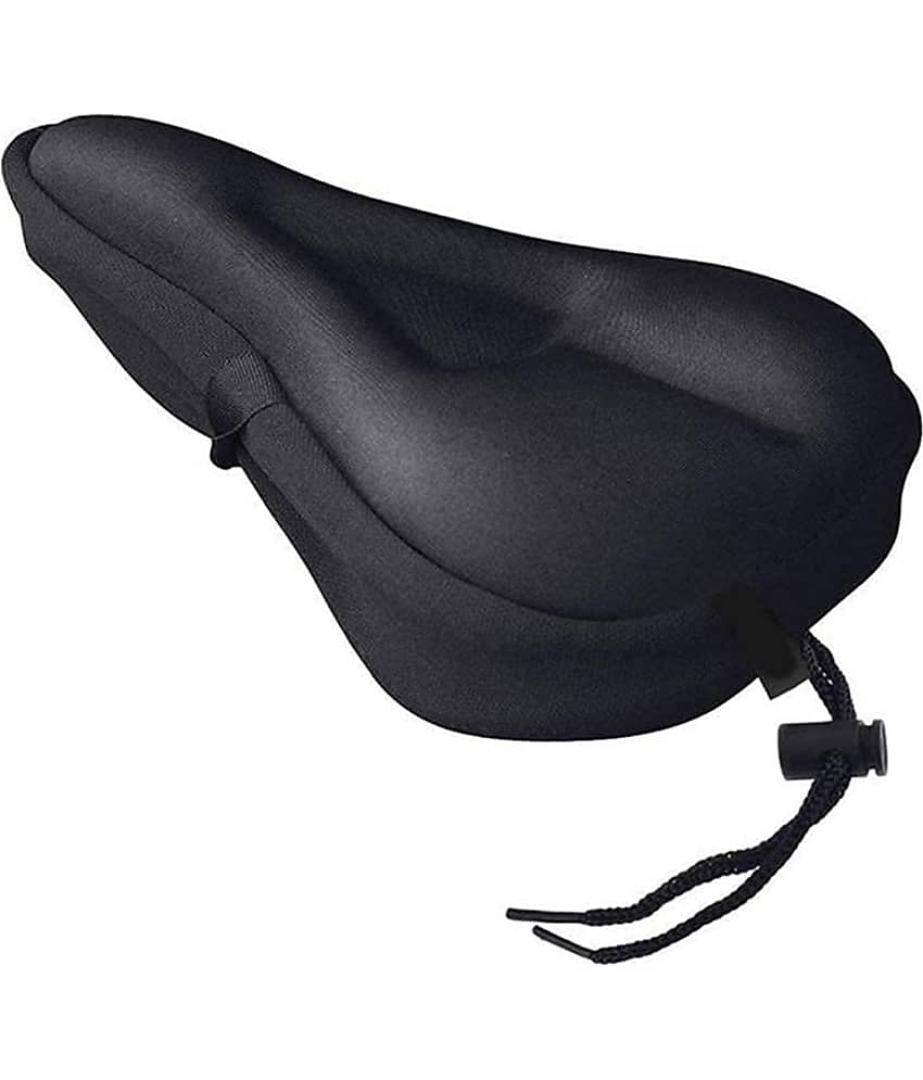 Silicone Cycle Seat Cushion with Gel Saddle & Soft Cover Seat for Bicycle - Sports and Fitness Equipment | Buy online on ZillyBuy