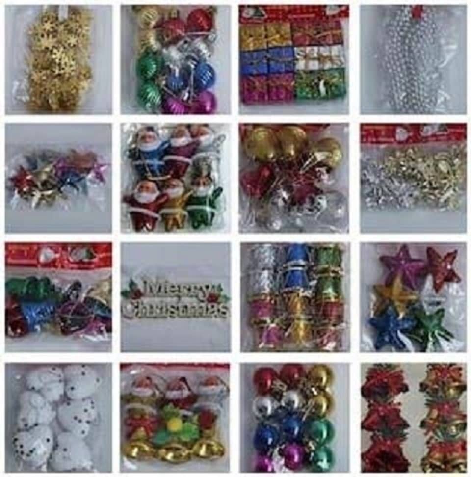 Green plant indoor Christmas Décor - Plastic Pack of 50