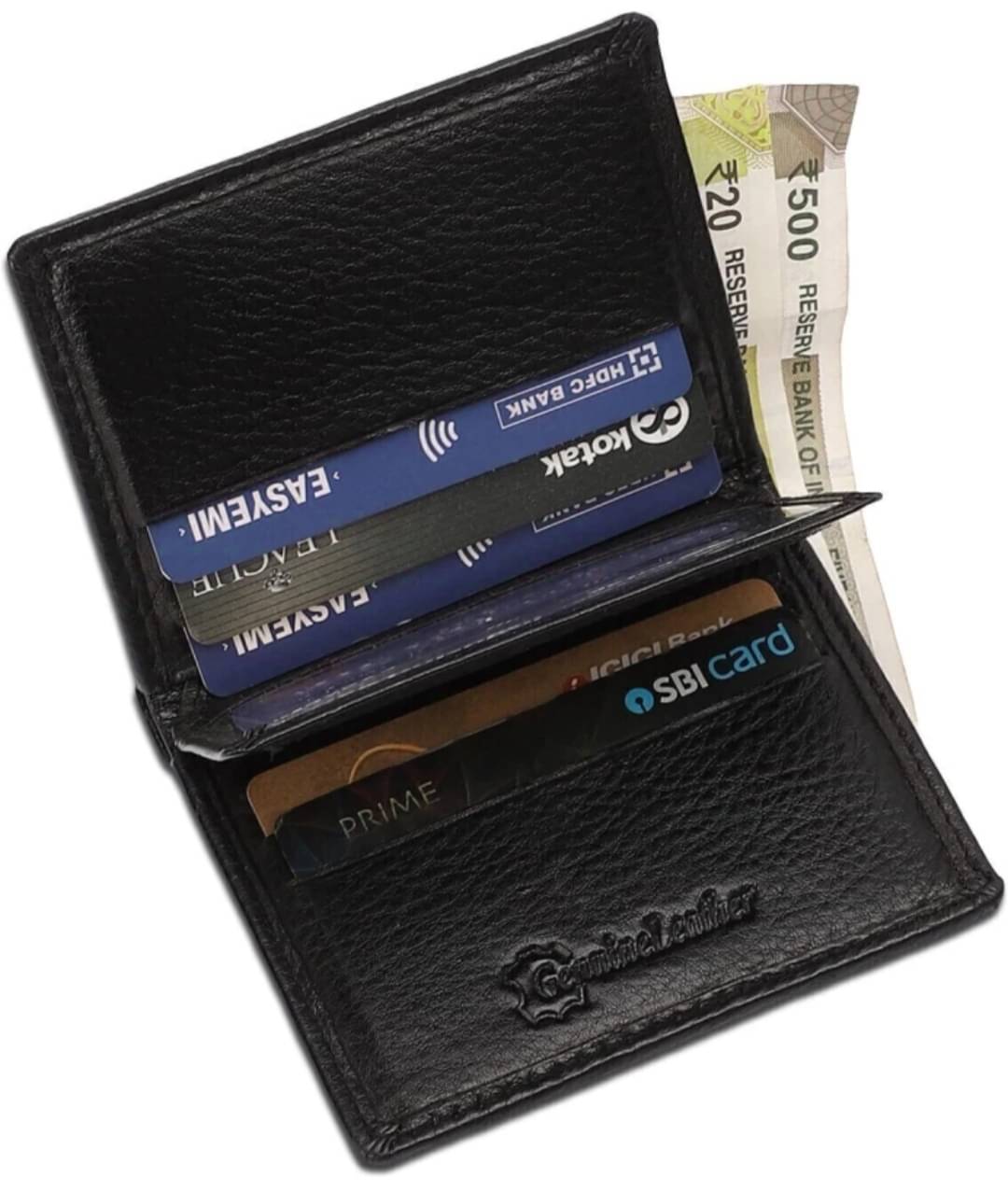     			HIDEFLIX Leather Unisex Card Holder ( Pack of 1 )