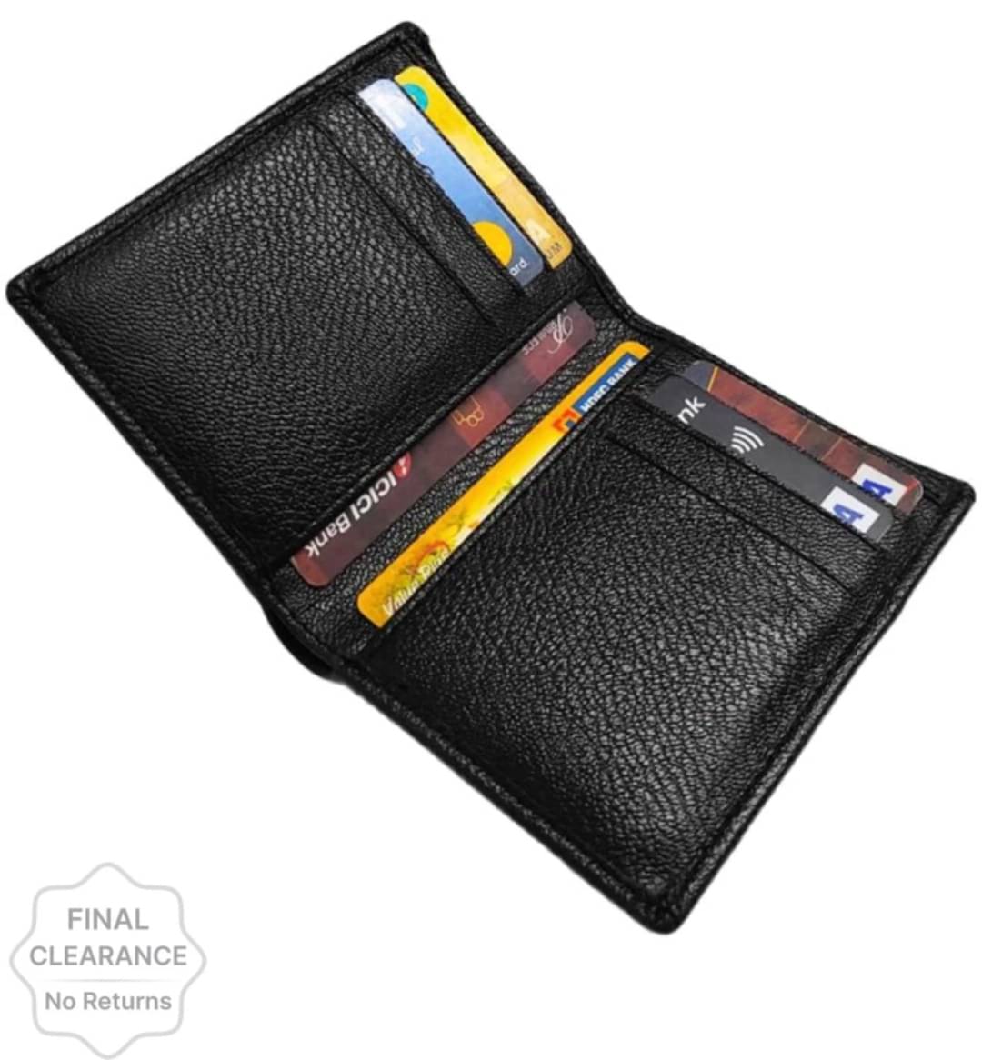     			HIDEFLIX PU Leather Card Holder ( Pack 1 )