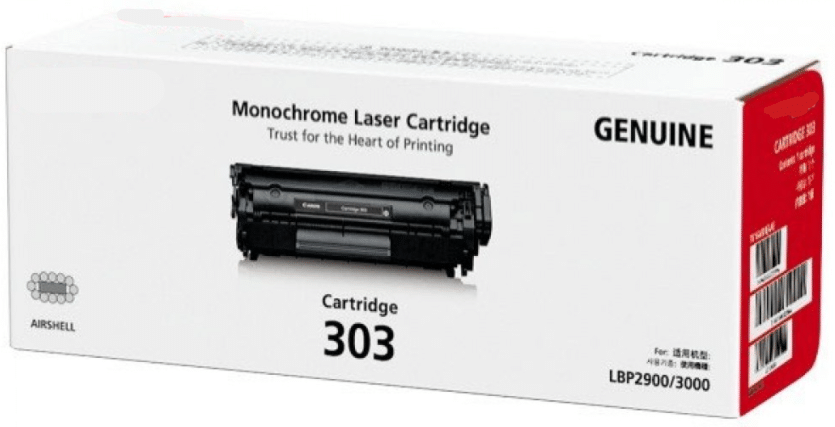     			ID CARTRIDGE 303 Black Single Toner for LBP 2900,3000