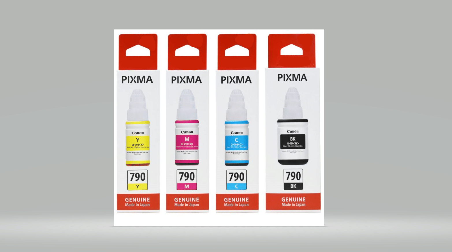     			ID CARTRIDGE GI 790 Assorted Pack of 4 Toner for Pixma G1000, G2000, G3000