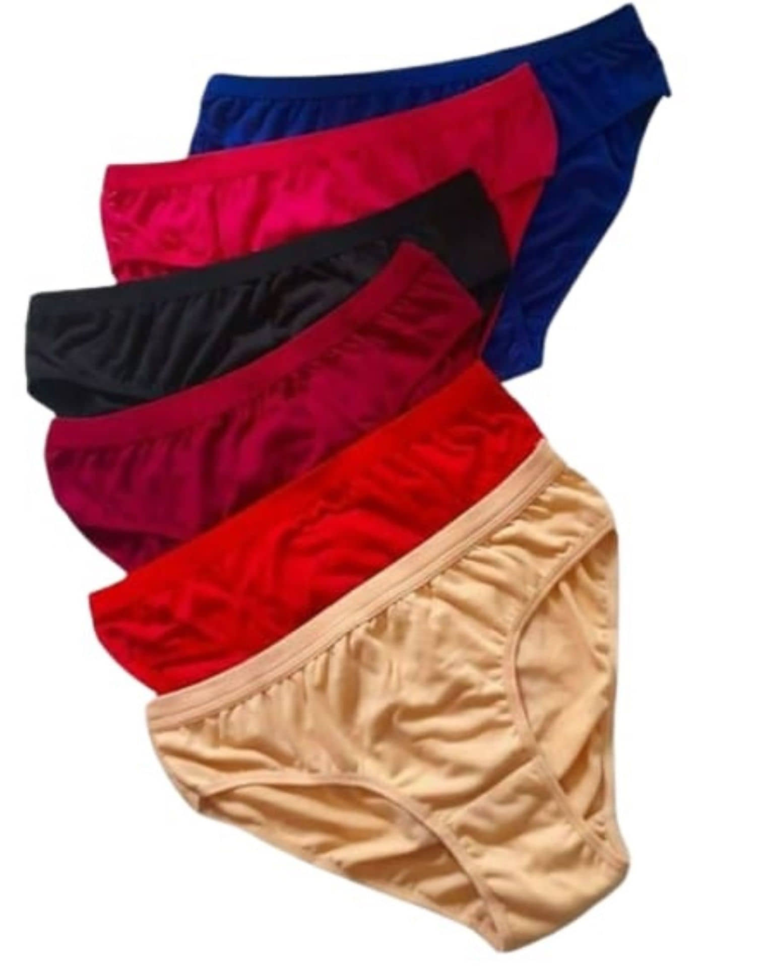 Igrab Pack of 6 Poly Cotton Hipster For Women ( Multicolor )