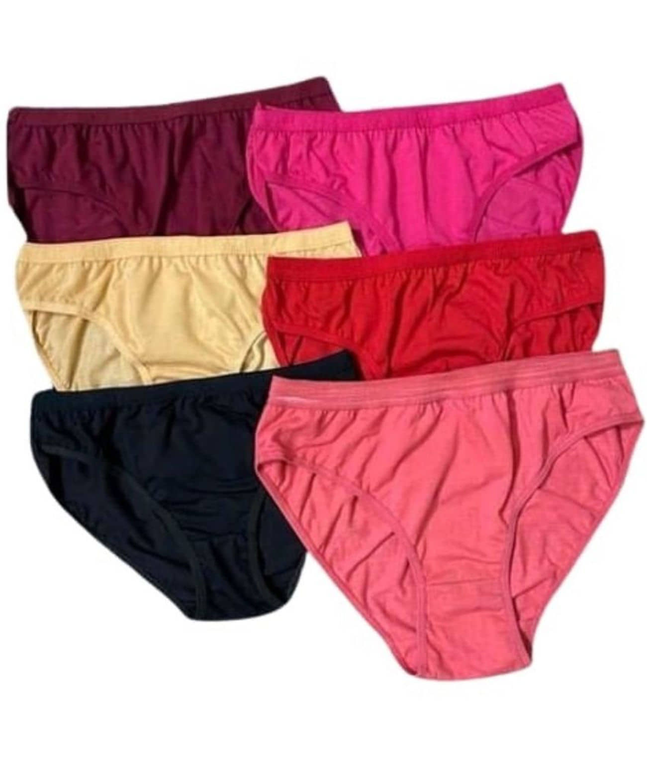 Igrab Pack of 6 Poly Cotton Hipster For Women ( Multicolor )