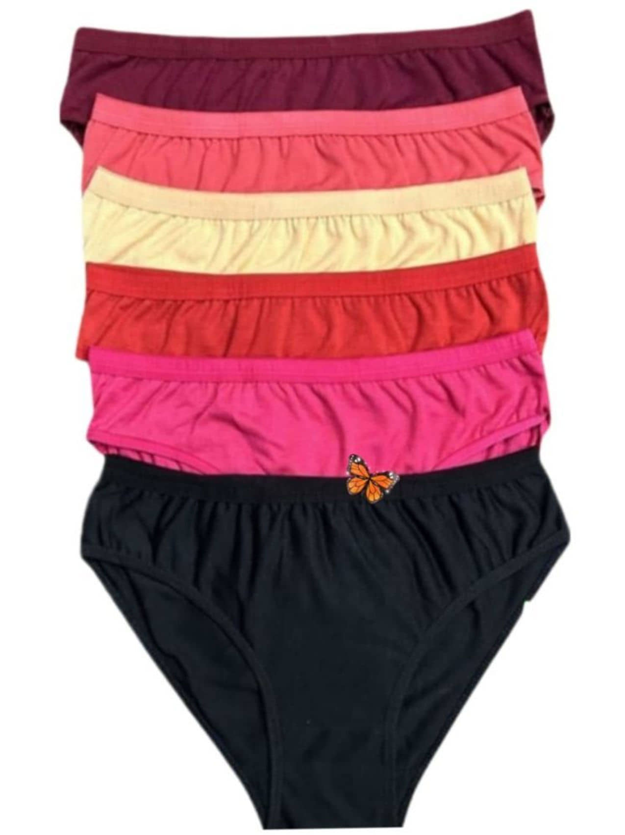 Igrab Pack of 6 Poly Cotton Hipster For Women ( Multicolor )