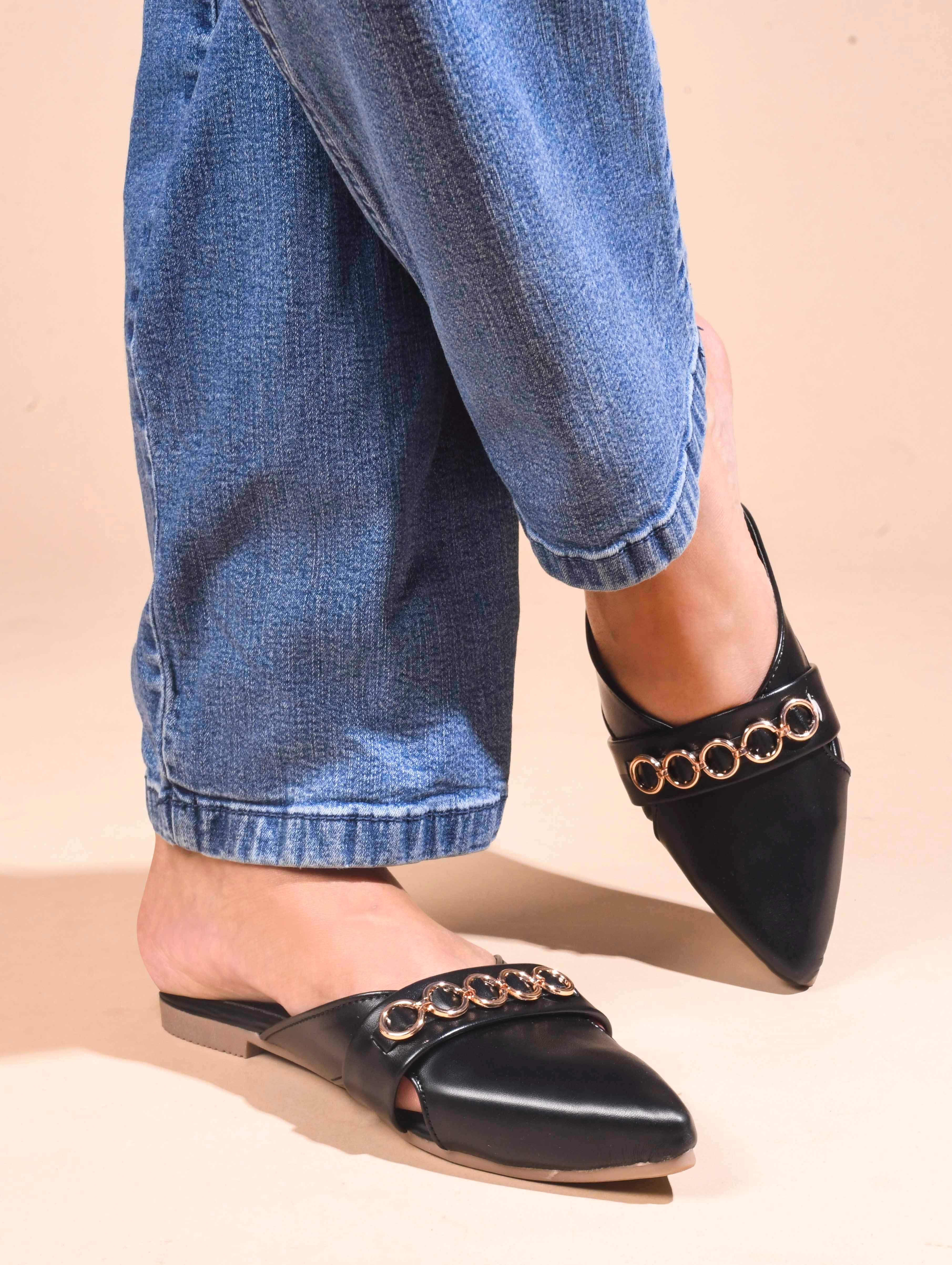 JM Looks Black Women's Flats     			JM Looks Black Women's Flats
