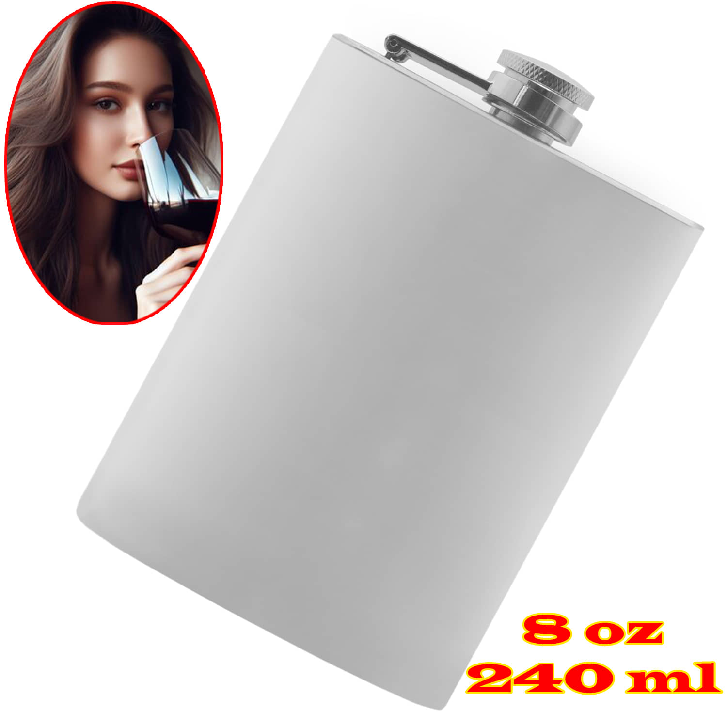 JMALL Steel Hip Flask - Cookware | Buy online on ZillyBuy