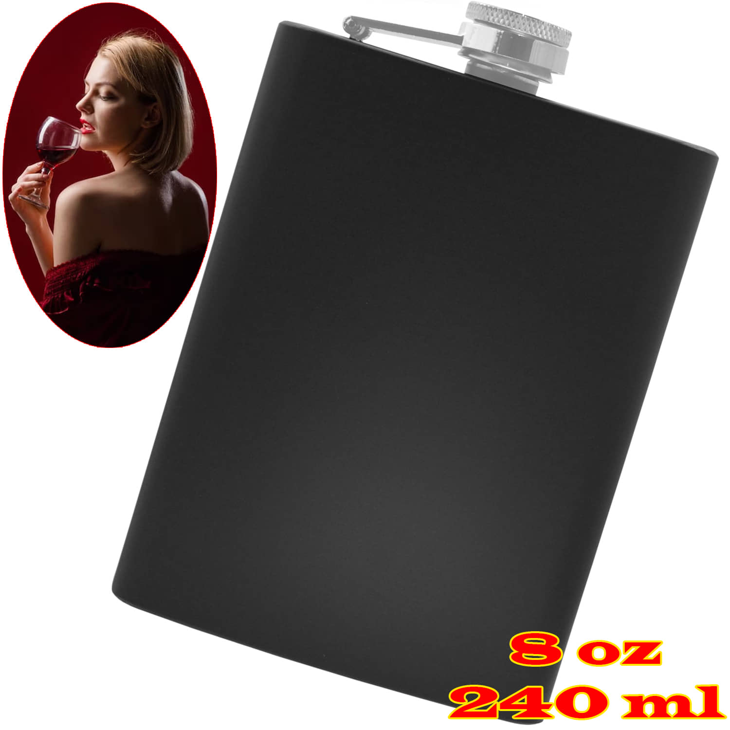 JMALL Steel Hip Flask - Cookware | Buy online on ZillyBuy