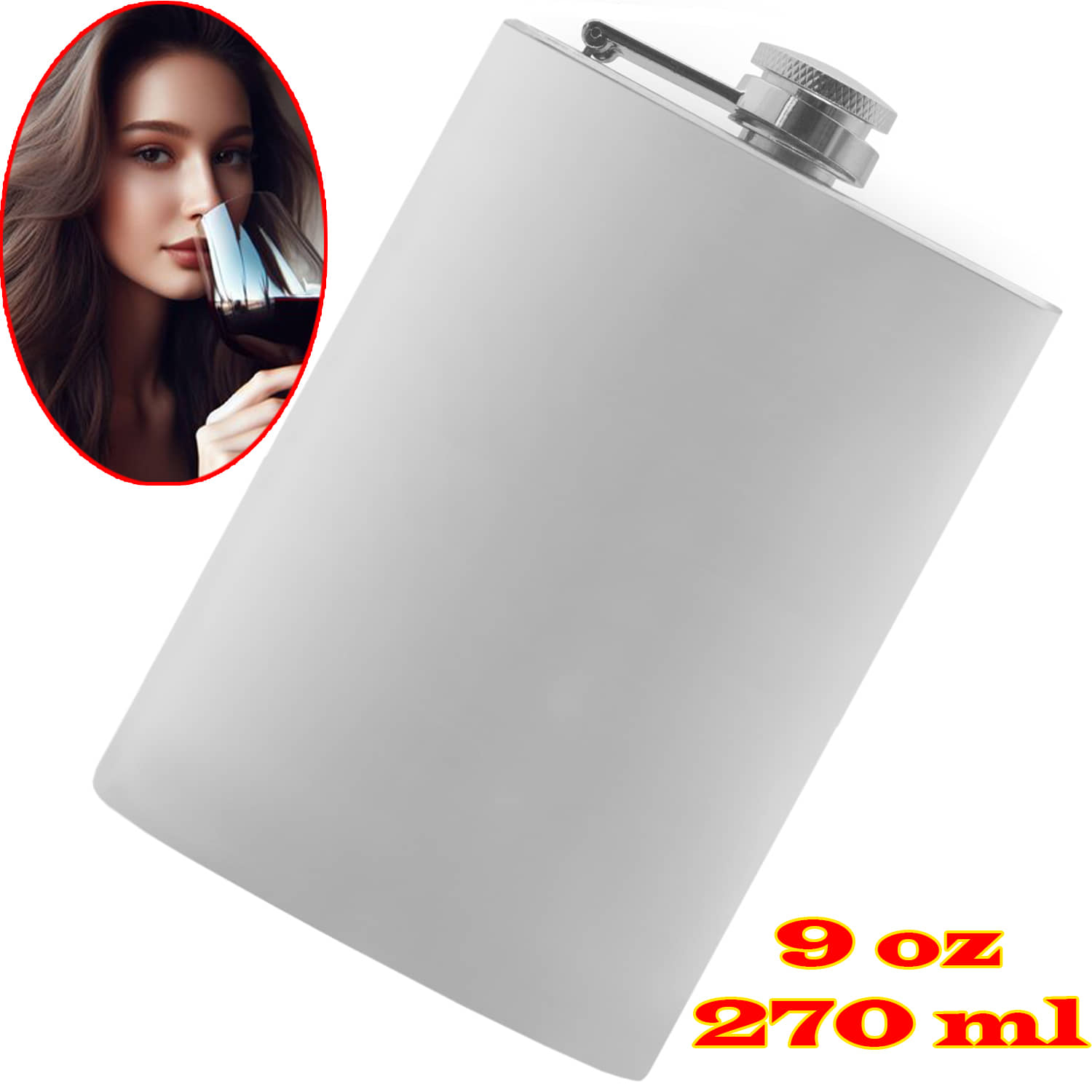 JMALL Steel Hip Flask - Cookware | Buy online on ZillyBuy