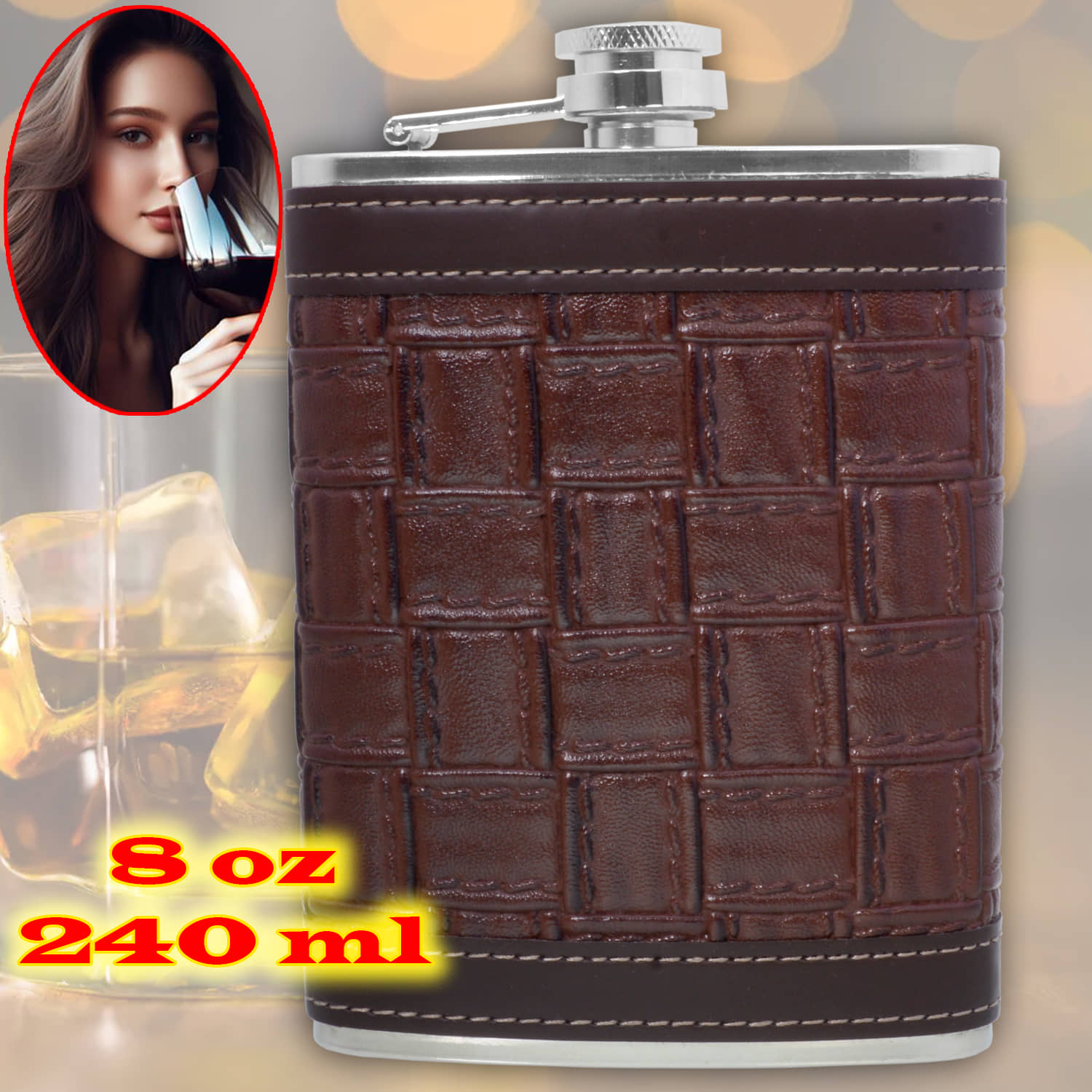 JMALL Steel Hip Flask - Cookware | Buy online on ZillyBuy