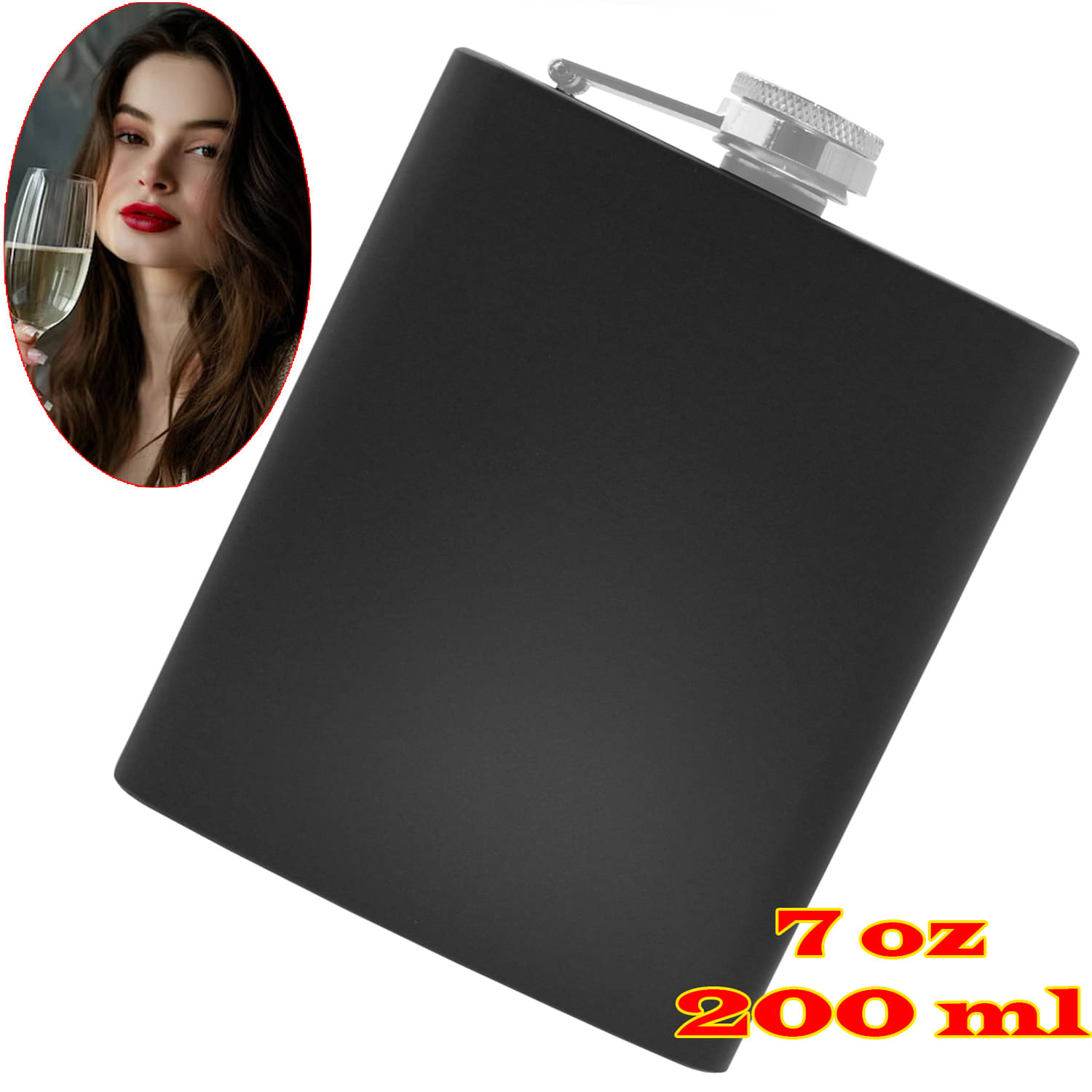     			JMALL Steel Hip Flask