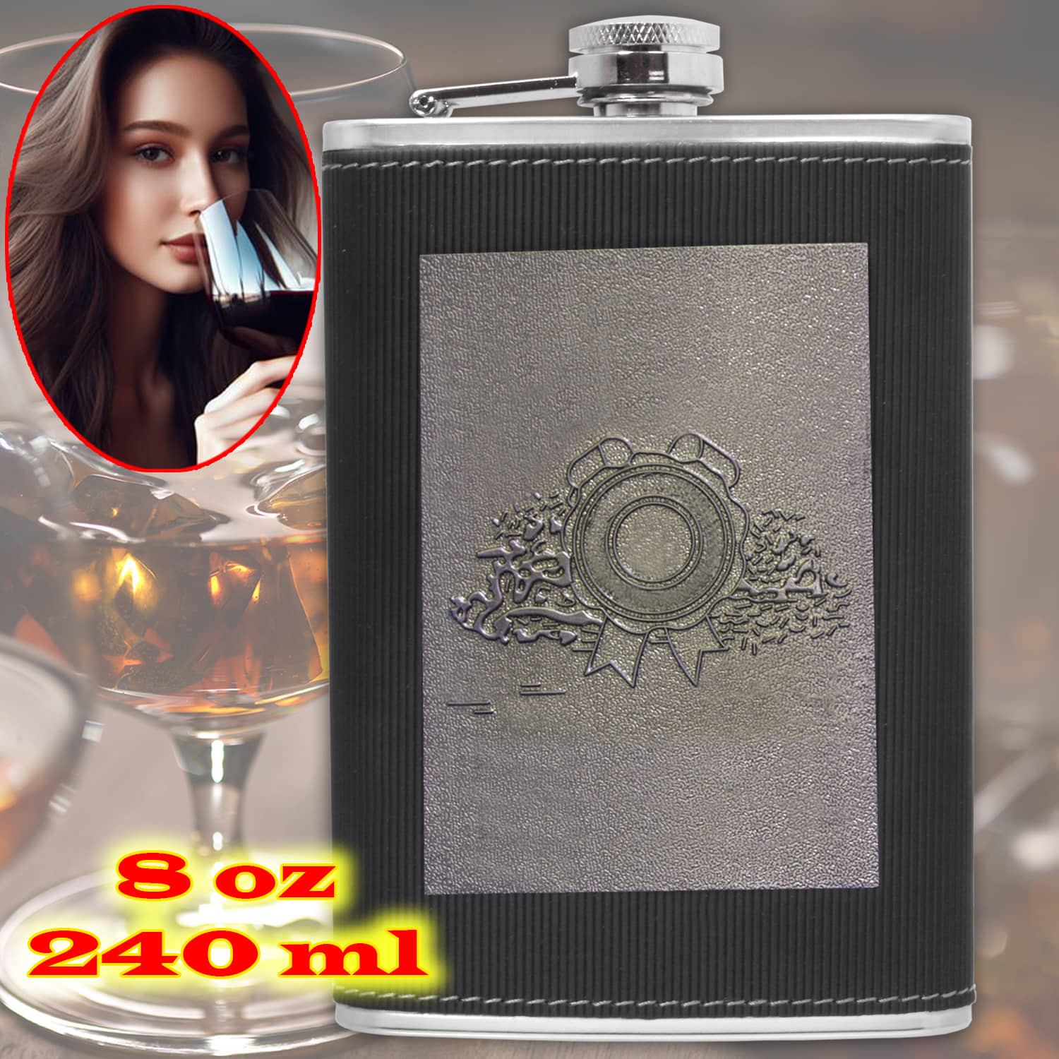 JMALL Steel Hip Flask - Cookware | Buy online on ZillyBuy