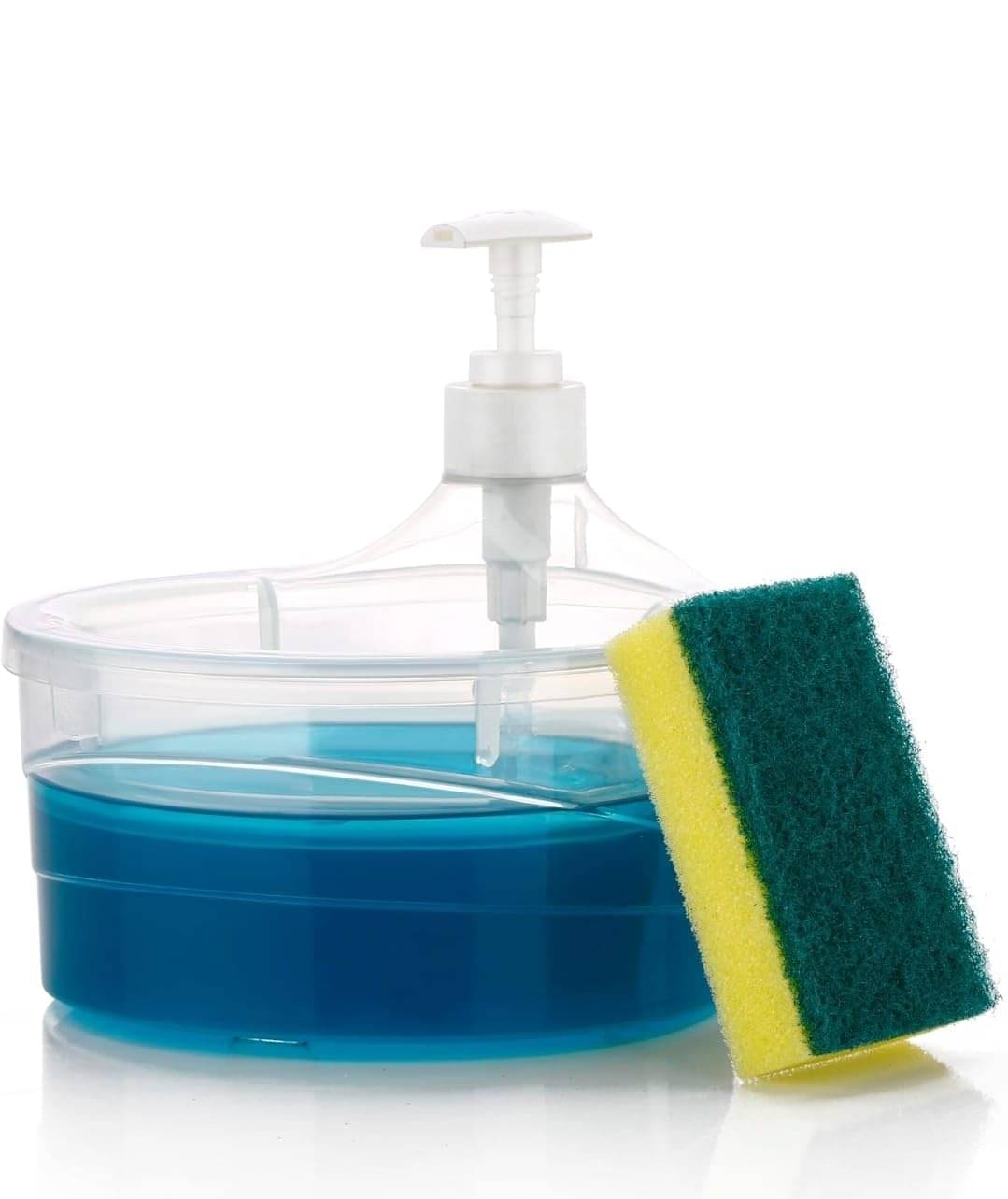     			KTU Multi Plastic Double Layer Soap Dispenser  Dishwasher ( Set of 1 )