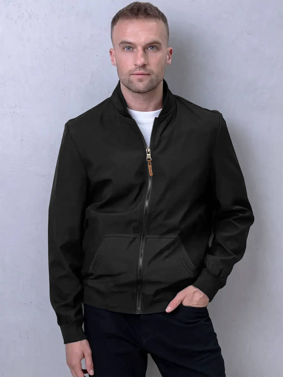 Leotude Fleece Men's Casual Jacket - Grey ( Pack of 1 ) - Jackets & Coats | Buy online on ZillyBuy
