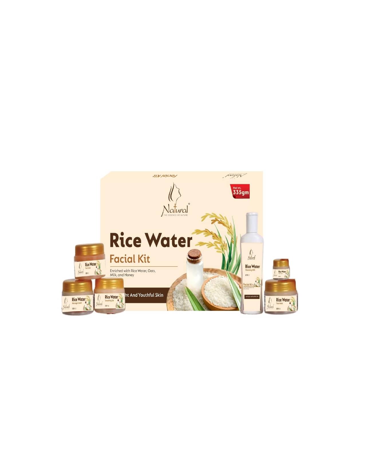     			NATURAL THE ESSENCE OF NATURE Less Than 3 Times Use Facial Kit For All Skin Type Floral 335 ( Pack of 1 )