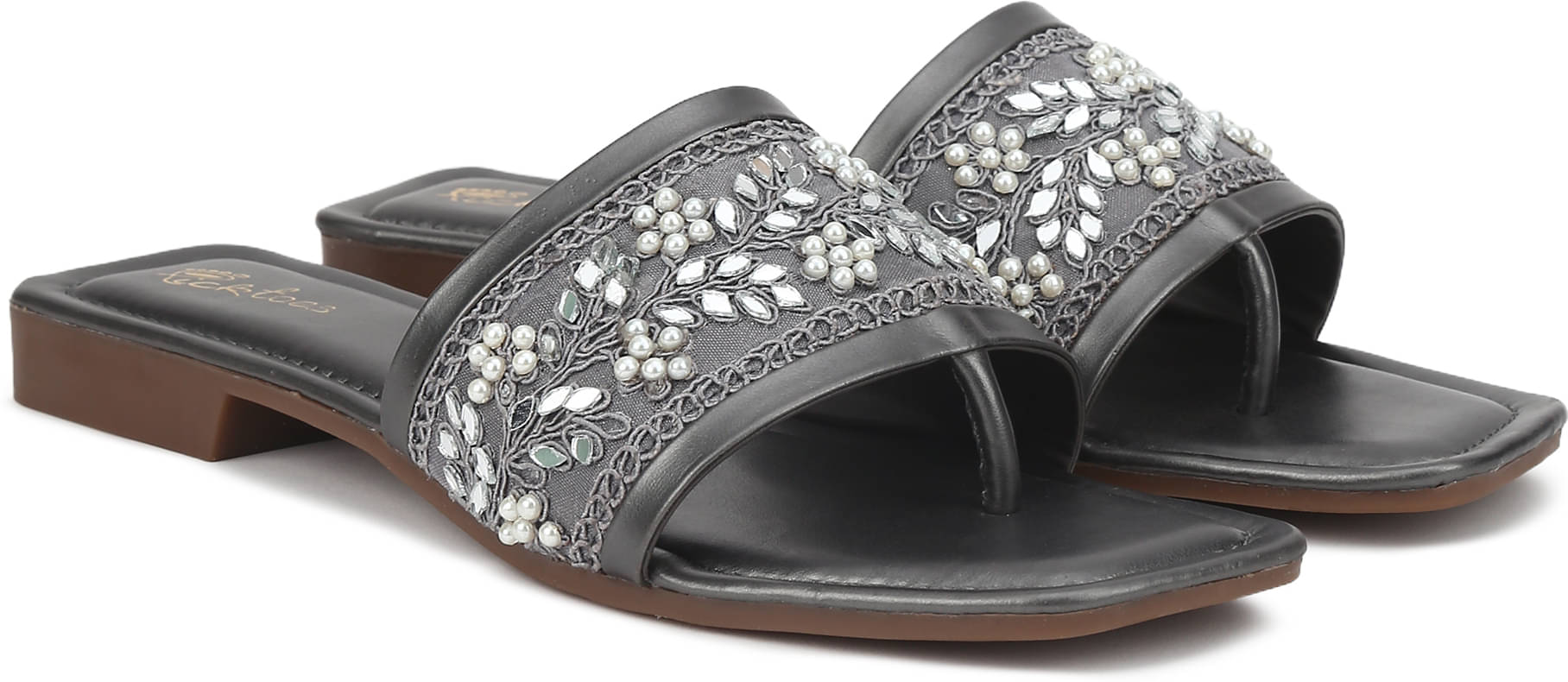 Picktoes Gray Women's Flats Picktoes Gray Women's Flats