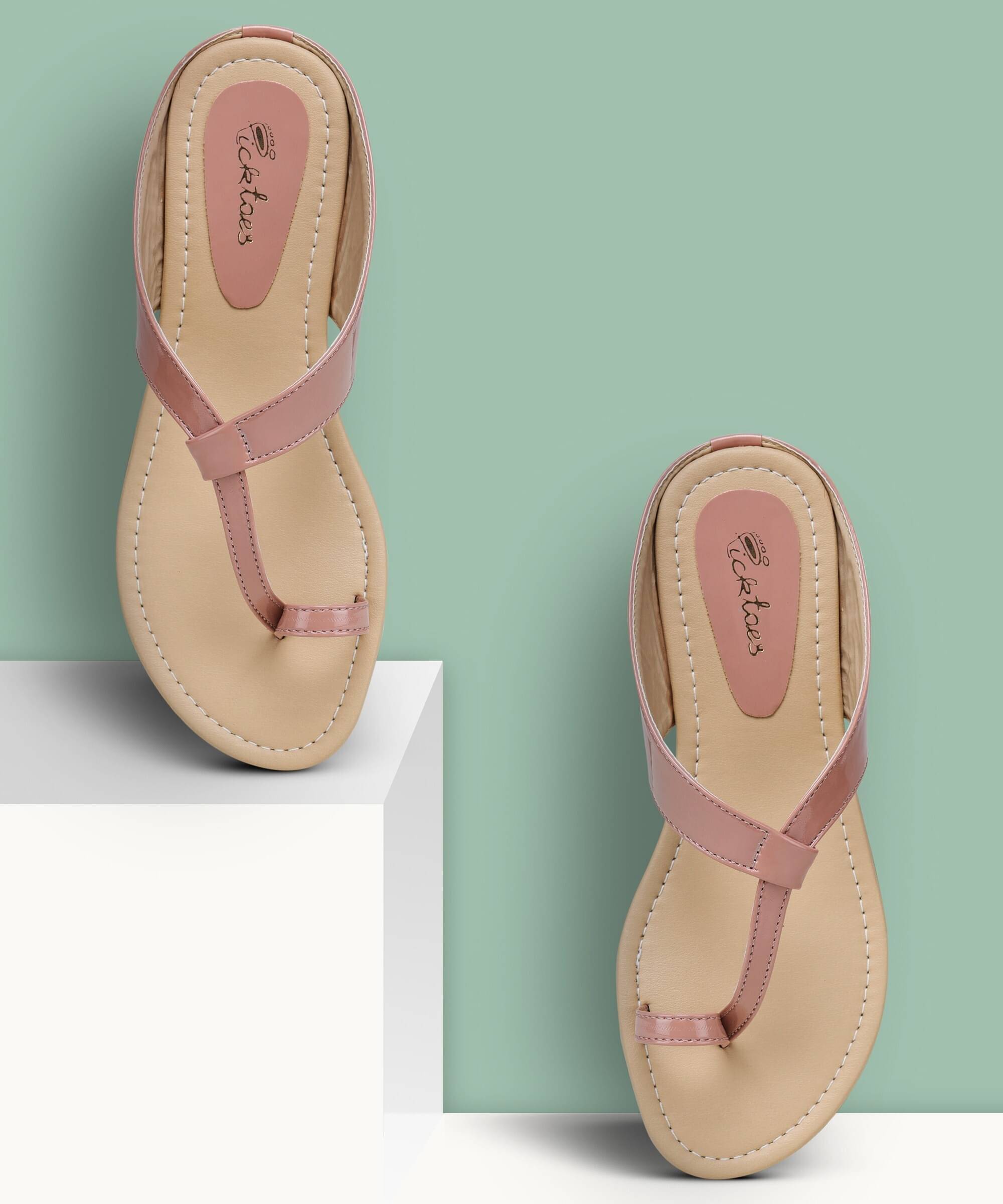     			Picktoes Pink Women's Flats