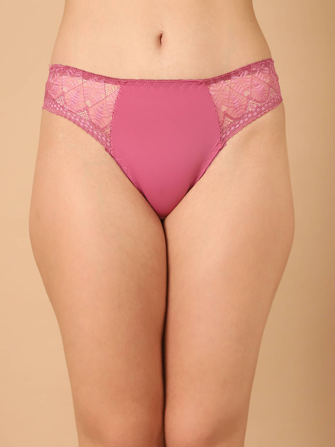     			PrettyCat Pack of 1 Lace Hipster For Women ( Pink )