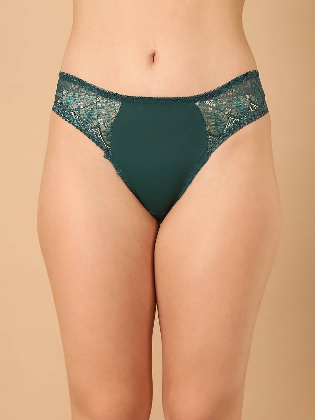 PrettyCat Pack of 1 Lace Hipster For Women ( Green ) PrettyCat Pack of 1 Lace Hipster For Women ( Green )