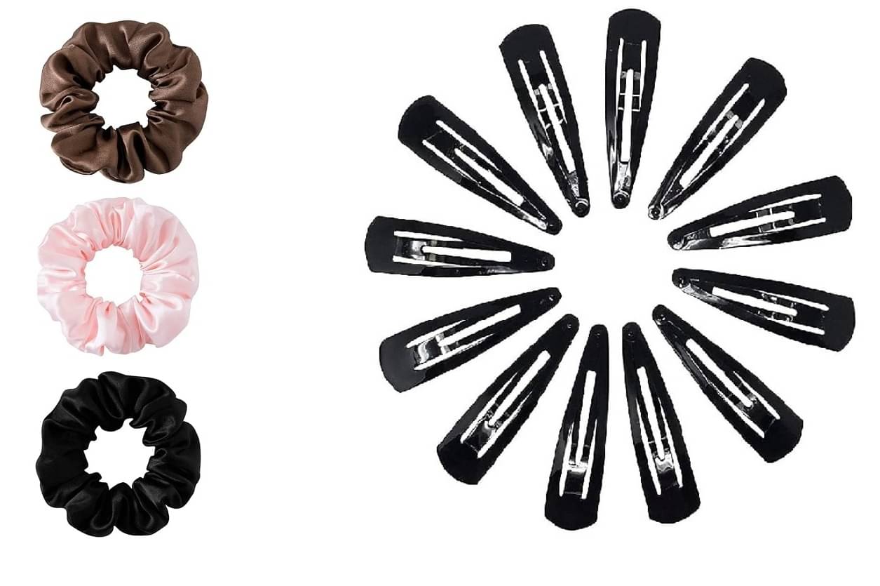 SNOWPEARL Black,Multi Hair Accessory Set ( Pack of 1 ) SNOWPEARL Black,Multi Hair Accessory Set ( Pack of 1 )