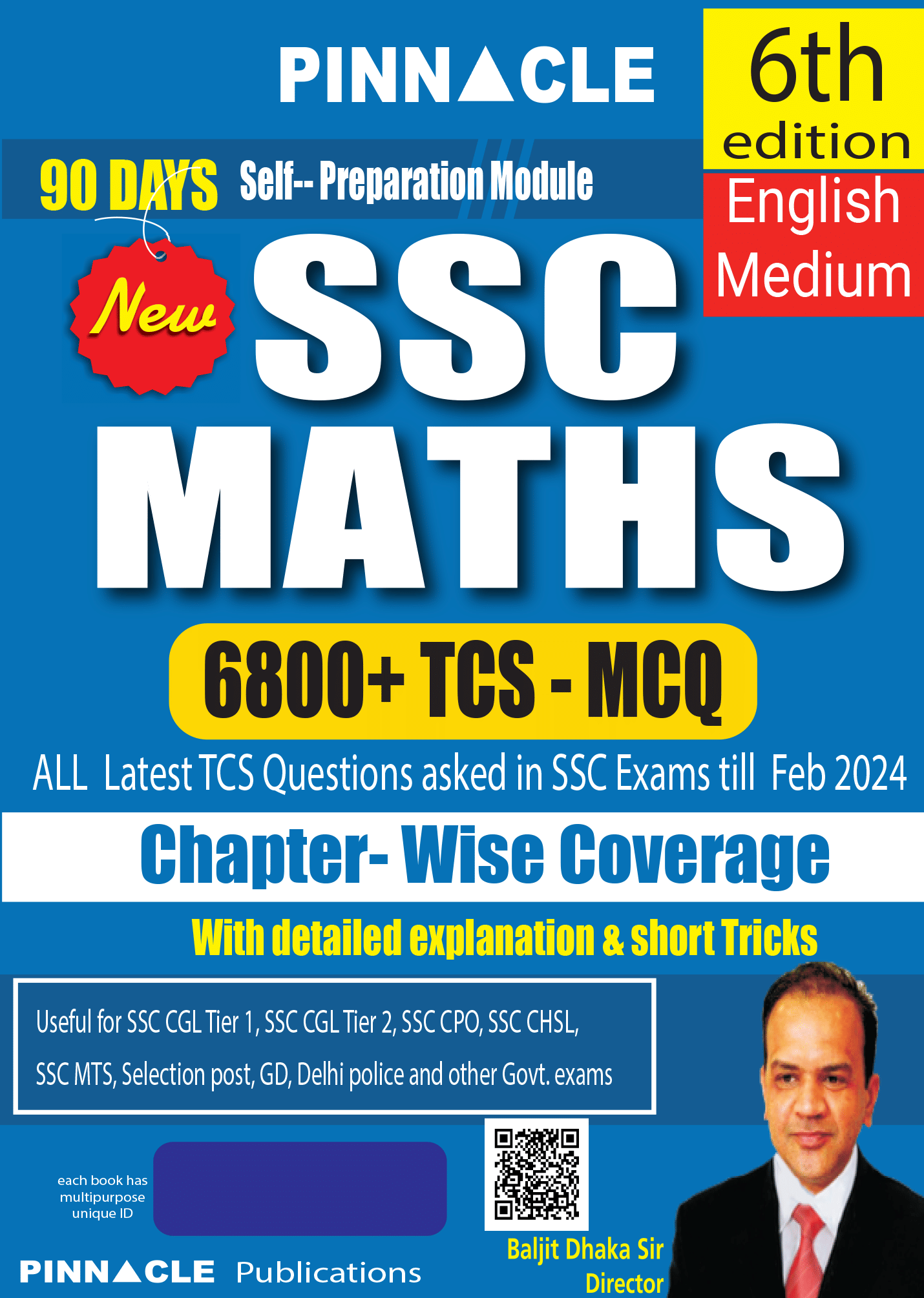 SSC Maths 6800 TCS MCQ Chapter Wise I 6th Edition I English Medium I Detailed Explanation And Short Tricks - SSC maths 6800 SSC Maths 6800 TCS MCQ Chapter Wise I 6th Edition I English Medium I Detailed Explanation And Short Tricks - SSC maths 6800