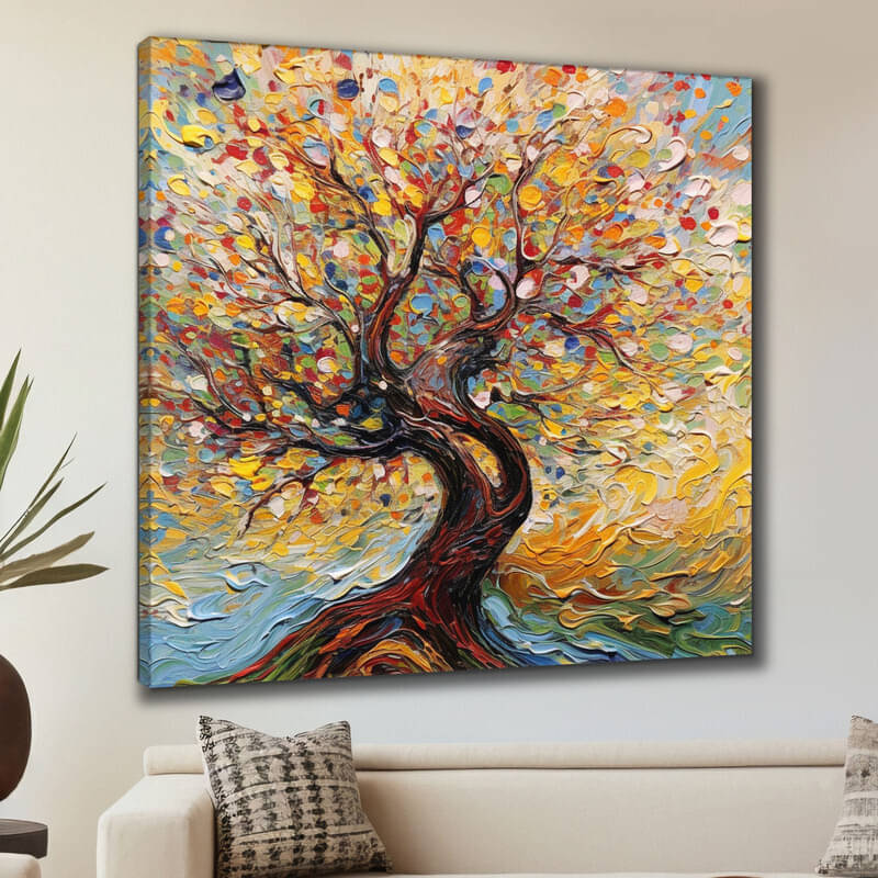     			Saf Abstract Painting With Frame