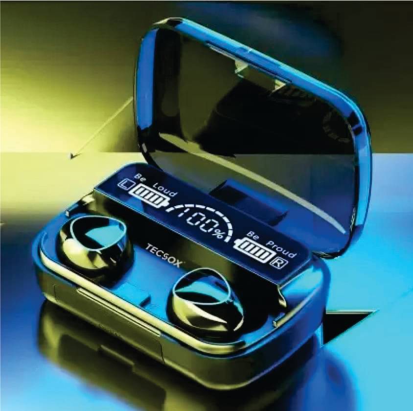     			Tecsox MAX 10 In Ear TWS Black