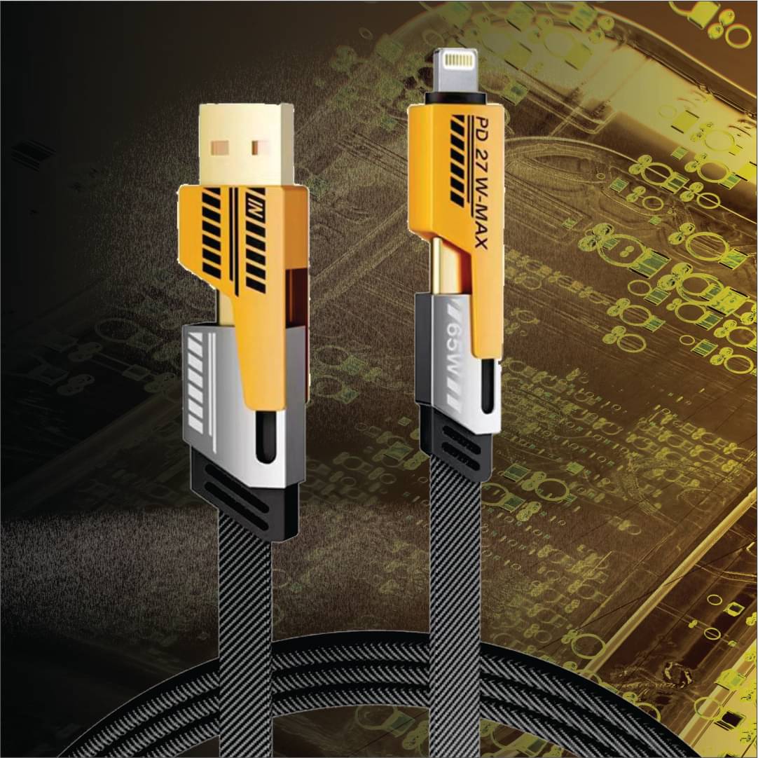     			Tecsox Yellow 5 A Type C Cable 1 Meter