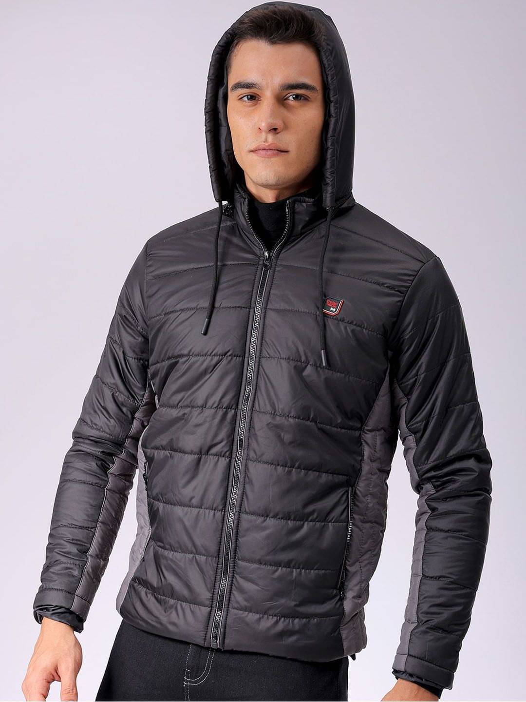 The Indian Garage Co. Polyester Men's Puffer Jacket - Black ( Pack of 1 ) The Indian Garage Co. Polyester Men's Puffer Jacket - Black ( Pack of 1 )
