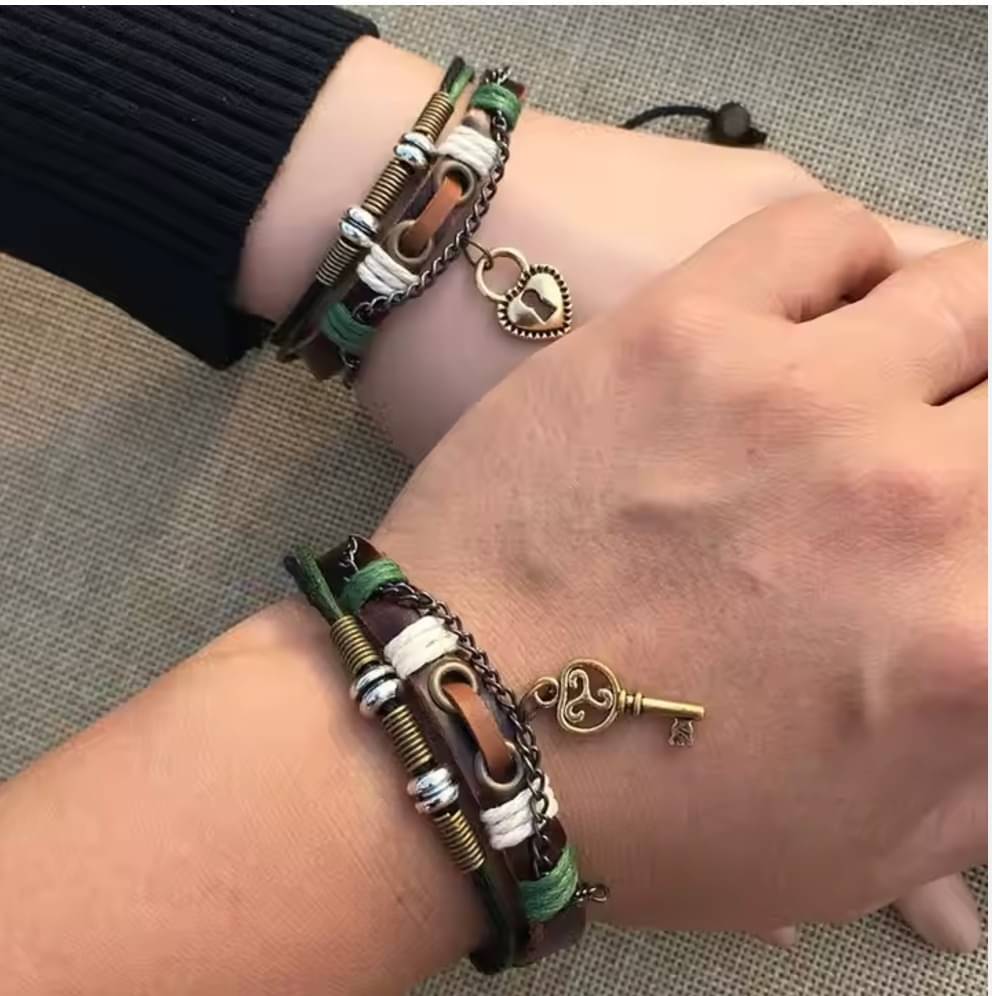     			Thrillz Brown Bracelet ( Pack of 2 )