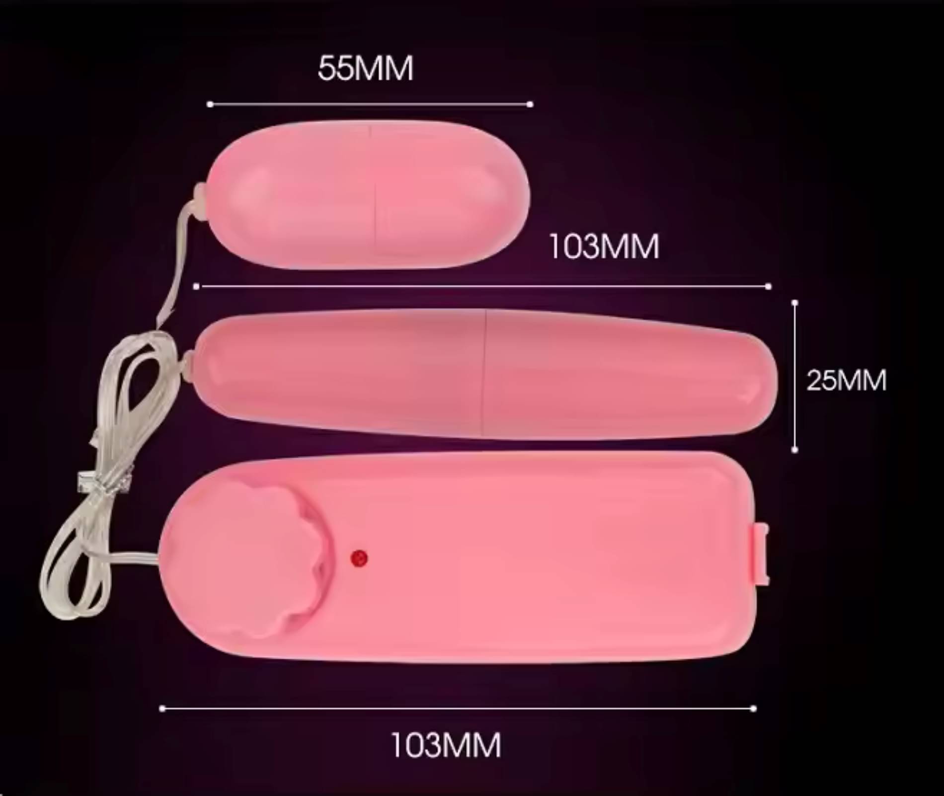     			crazynyt DOUBLE EGG Portable Manual Massager