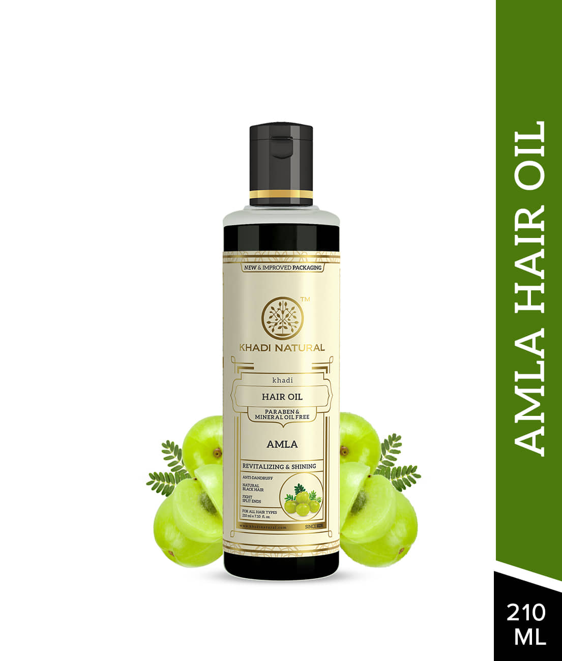 khadi natural Anti Dandruff Amla Oil 210 ml ( Pack of 1 )